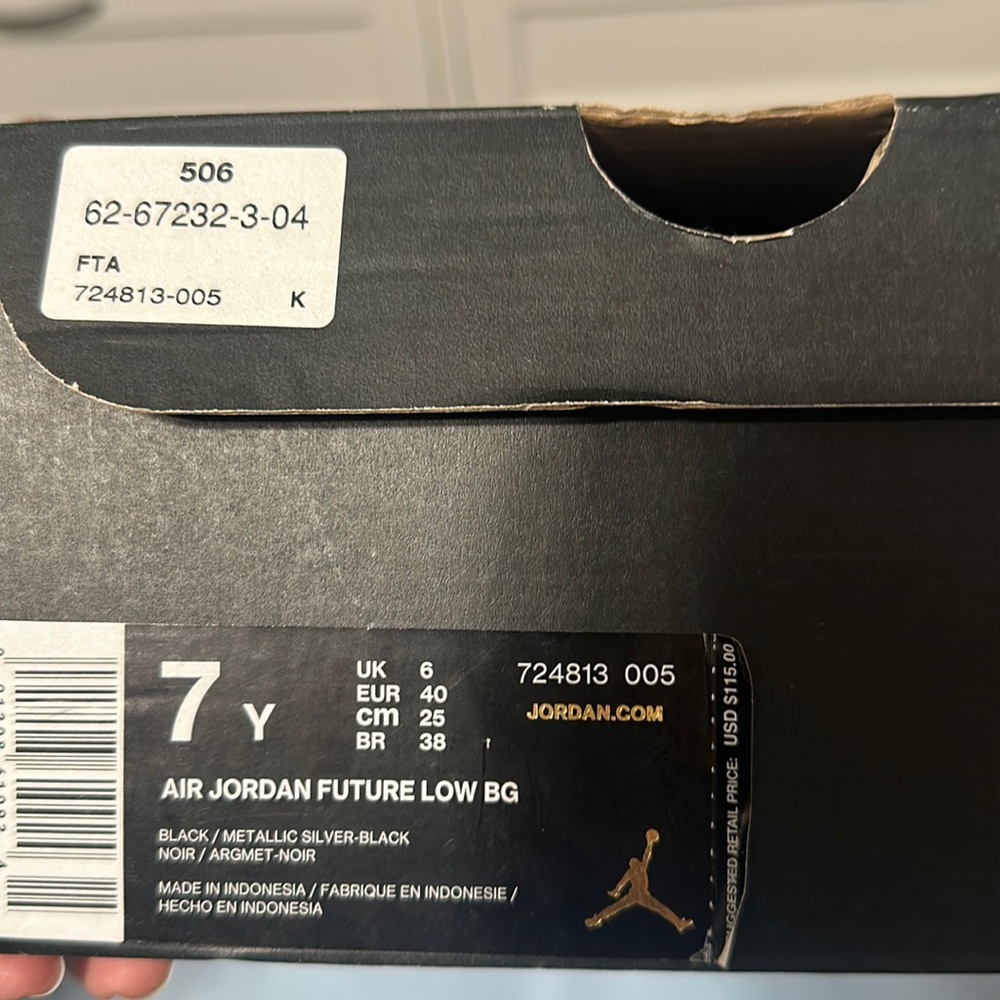 Black Air Jordan Future Low